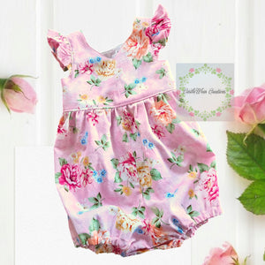 Sweet As A Rose Romper