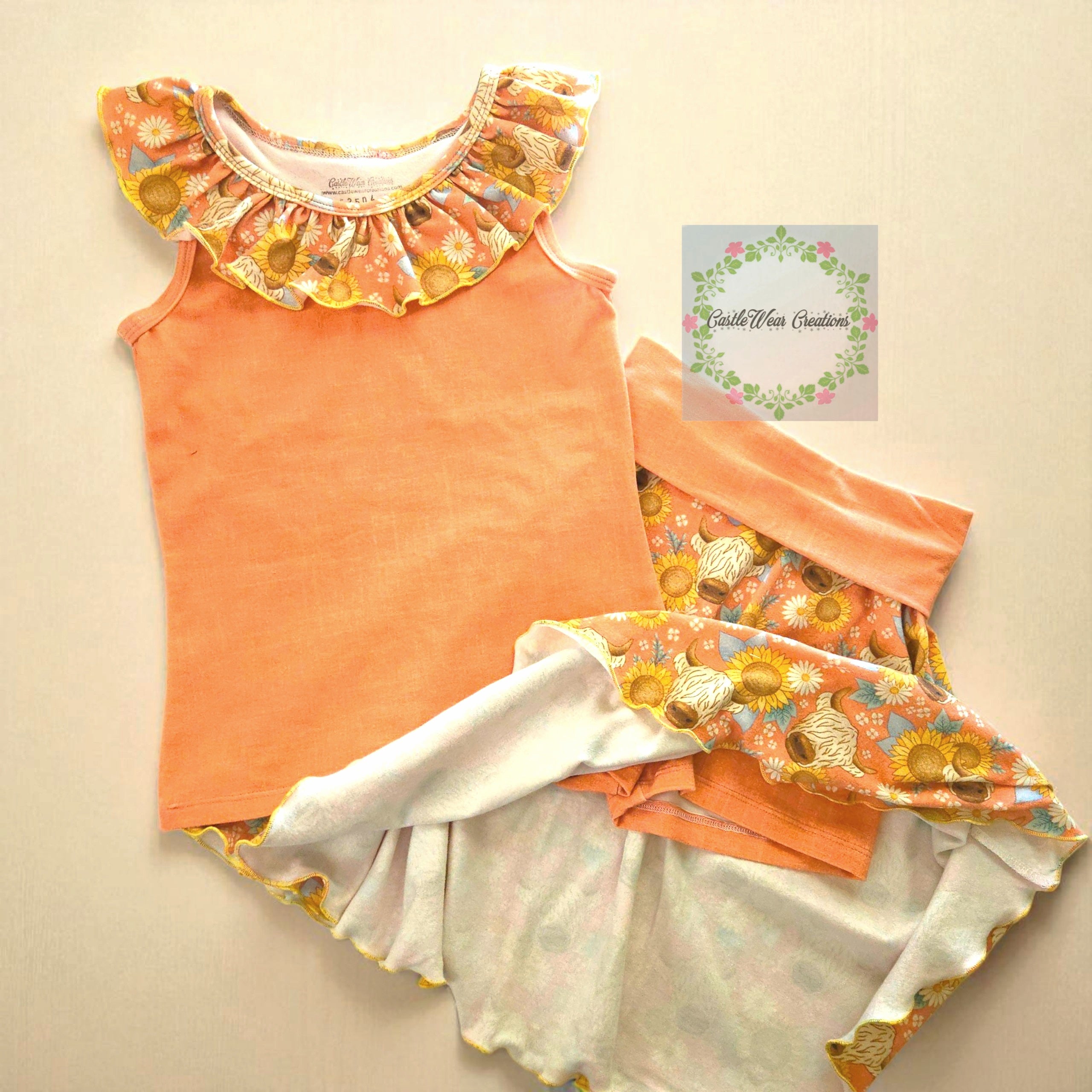 Country Sunshine Skirt Set