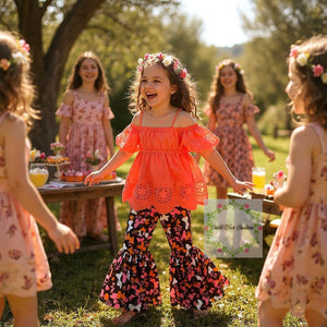 Butterfly Bell-bottoms Set