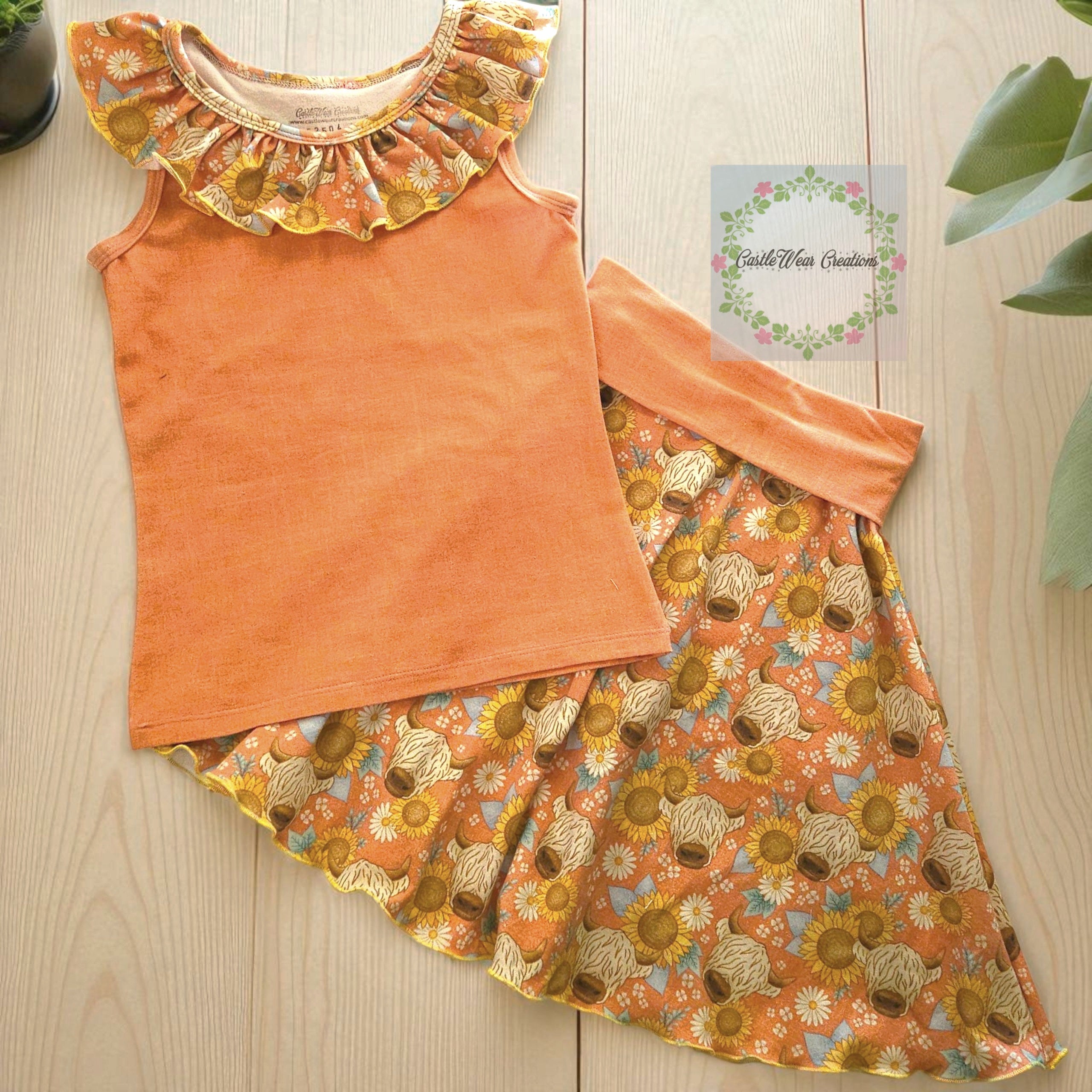 Country Sunshine Skirt Set