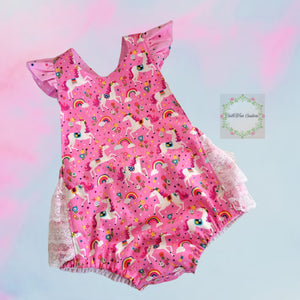 Chasing Rainbows Unicorn Romper